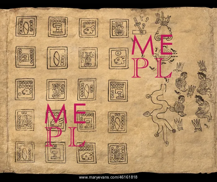 : Boturini Codex, Museo Nacional de Antropologia, Mexico City : Boturini Codex, Museo Nacional de Antropologia, Mexico City