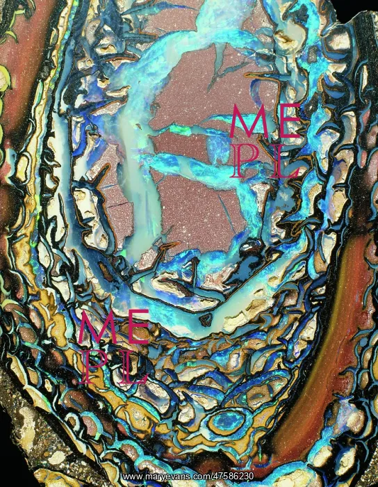 : Opal. Boulder or nodular opal in a sandstone matrix from Queensland, Australia : Opal. Boulder or nodular opal in a sandstone matrix from Queensland, Australia