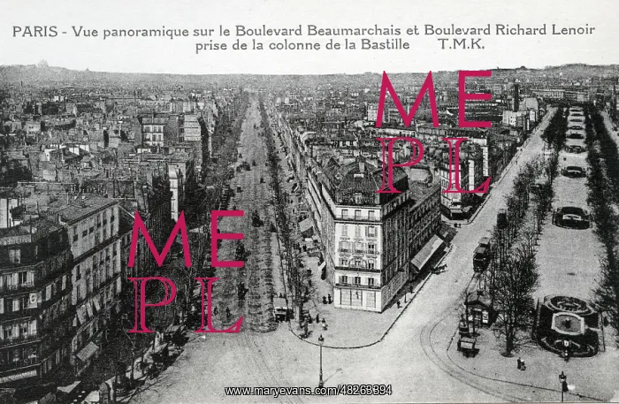 : Boulevard Beaumarchais and Boulevard Richard Lenoir : Boulevard Beaumarchais and Boulevard Richard Lenoir