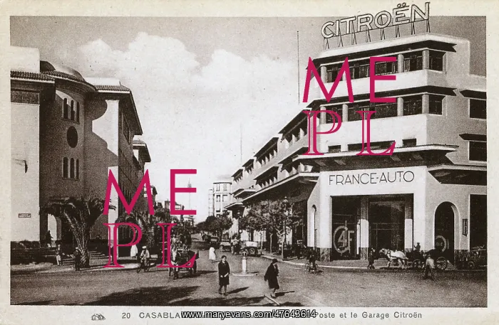 : Boulevard de Paris, Casablanca, Morocco : Boulevard de Paris, Casablanca, Morocco