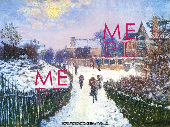 : Boulevard Saint-Denis, Argenteuil, by Monet : Boulevard Saint-Denis, Argenteuil, by Monet