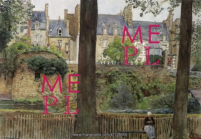 : On the Boulevards - Dinan - Brittany : On the Boulevards - Dinan - Brittany