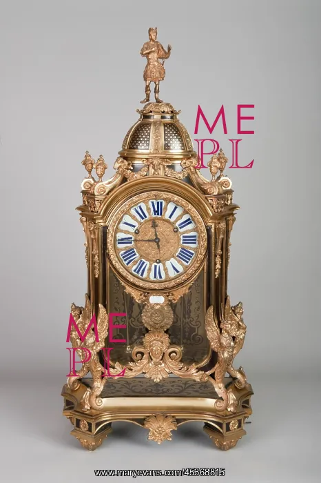 : Boulle and ormolu bracket clock : Boulle and ormolu bracket clock