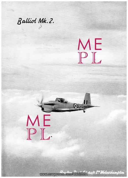 : Boulton Paul Balliol Mk.2 : Boulton Paul Balliol Mk.2