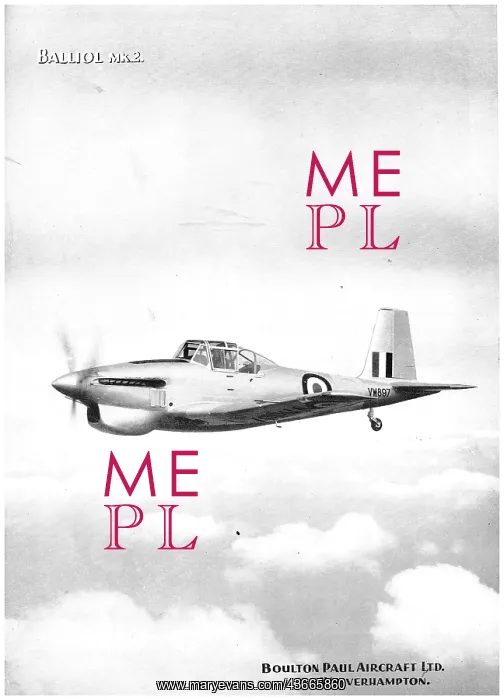 : Boulton Paul Balliol Mk.2 : Boulton Paul Balliol Mk.2