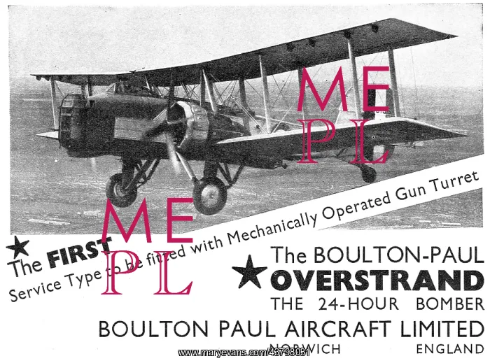 : Boulton Paul Overstrand : Boulton Paul Overstrand