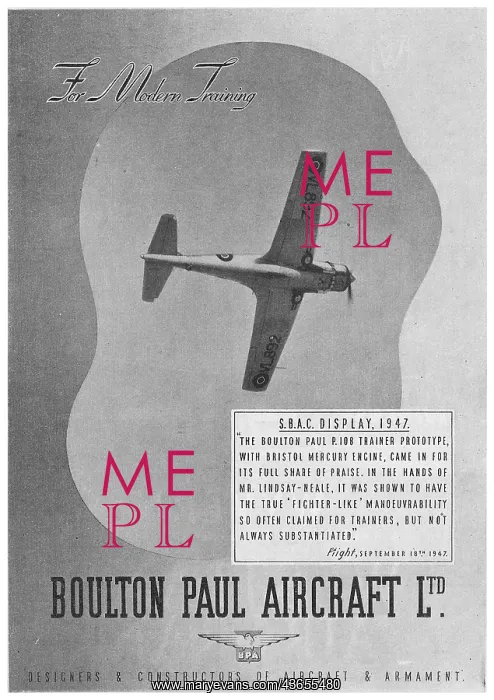  : Boulton Paul P108
