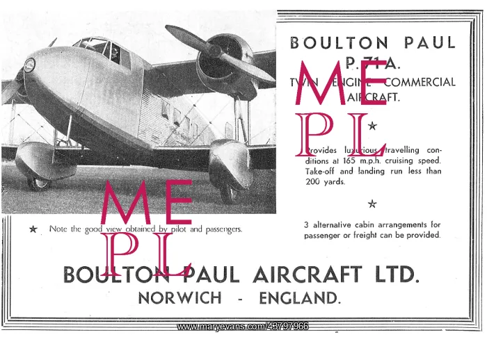  : Boulton Paul P71A