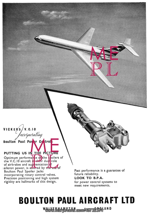 : Boulton Paul Power Flying Controls : Boulton Paul Power Flying Controls