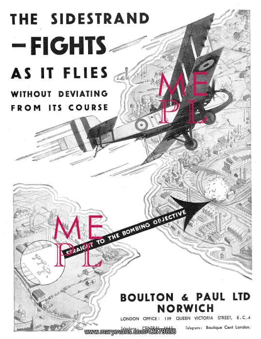 : Boulton & Paul Sidestrand : Boulton & Paul Sidestrand