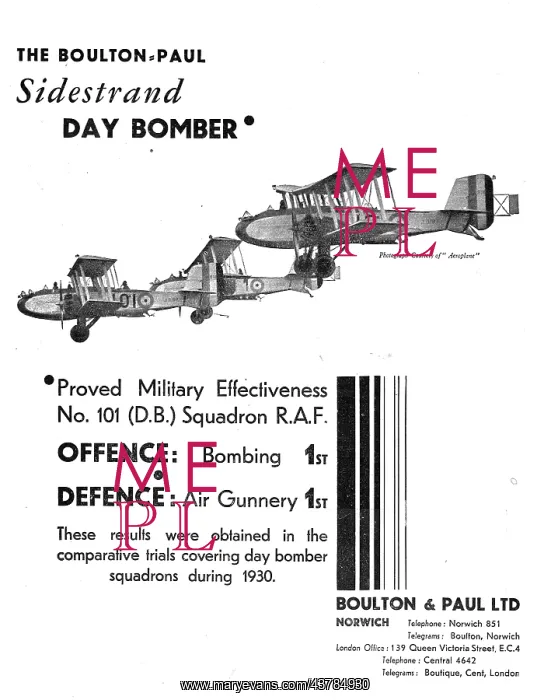 : Boulton & Paul Sidestrand : Boulton & Paul Sidestrand