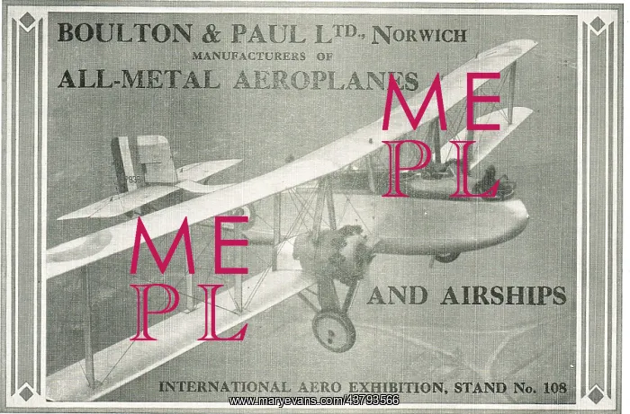 : Boulton & Paul Sidestrand : Boulton & Paul Sidestrand