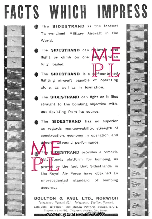 : Boulton & Paul Sidestrand : Boulton & Paul Sidestrand