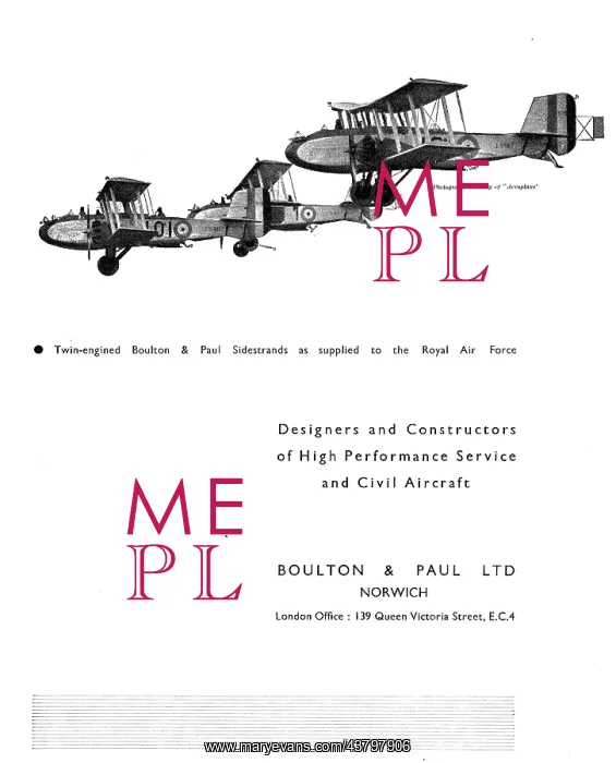  : Boulton Paul Sidestrand