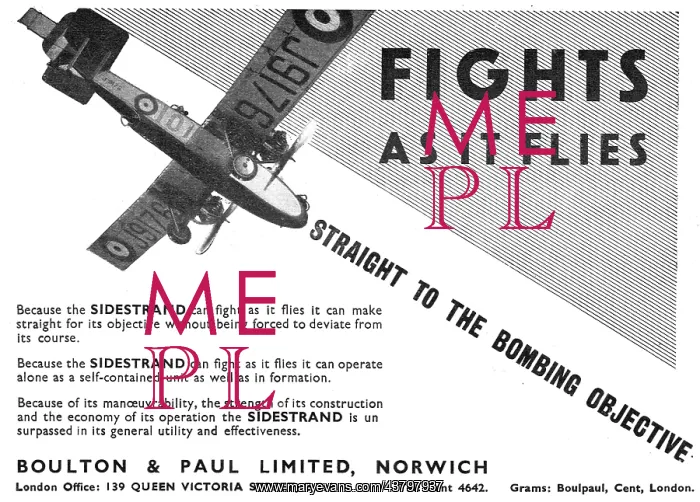 : Boulton-Paul Sidestrand : Boulton-Paul Sidestrand