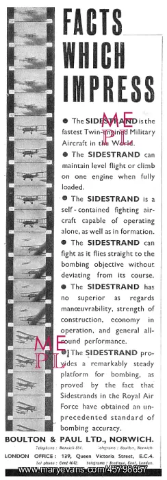 : Boulton & Paul Sidestrand : Boulton & Paul Sidestrand