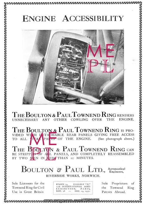 : Boulton & Paul Townend Ring : Boulton & Paul Townend Ring