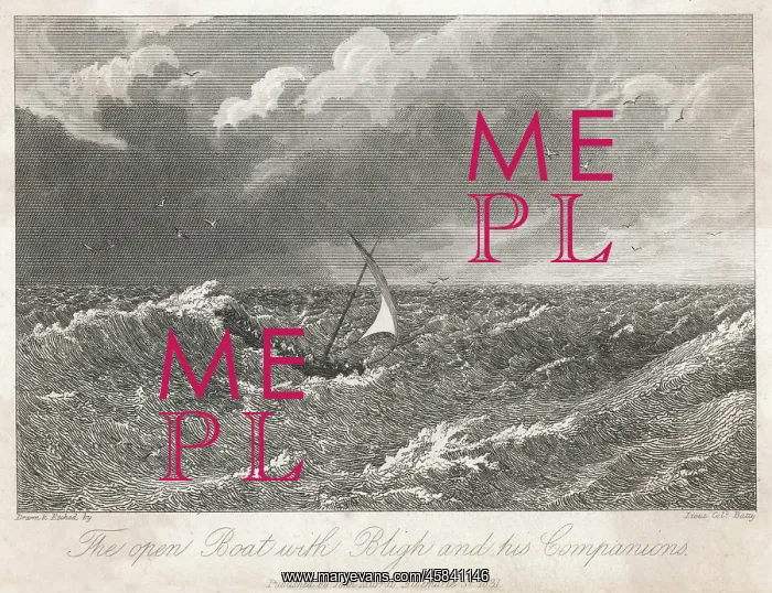 : BOUNTY - BLIGH IN BOAT : BOUNTY - BLIGH IN BOAT