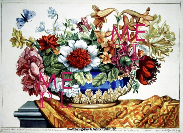  : Bouquet of flowers in a bowl