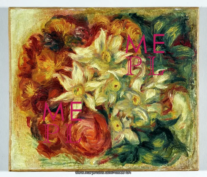 : Bouquet of narcissus and roses : Bouquet of narcissus and roses