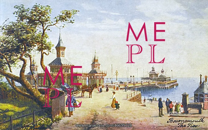 : Bournemouth, Dorset - The Elegant Victorian Pier : Bournemouth, Dorset - The Elegant Victorian Pier
