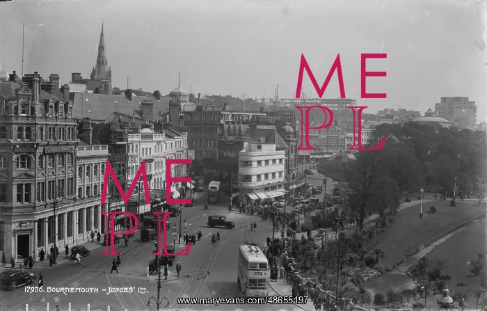 : Bournemouth Town Center in the Past : Bournemouth Town Center in the Past