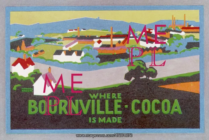 : BOURNVILLE COCOA POSTER : BOURNVILLE COCOA POSTER