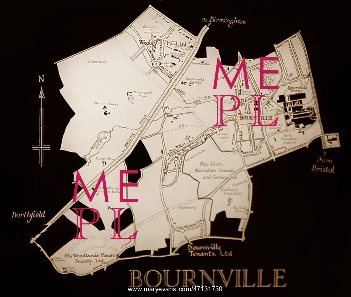  : Bournville Village plan