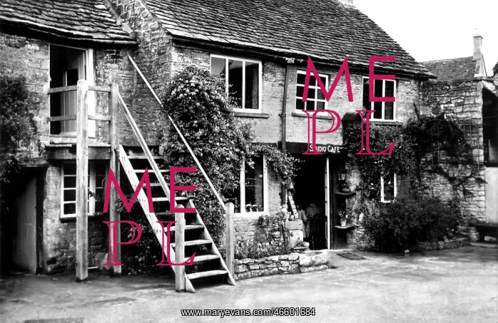  : Bourton-on-the-Water, the Studio Cafe c1955