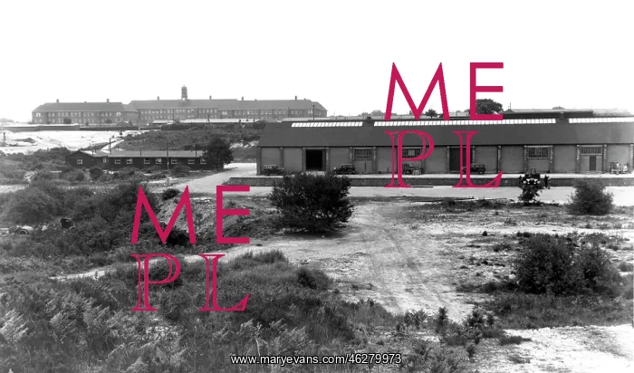  : Bovington, view from Tank Training Grounds c1955
