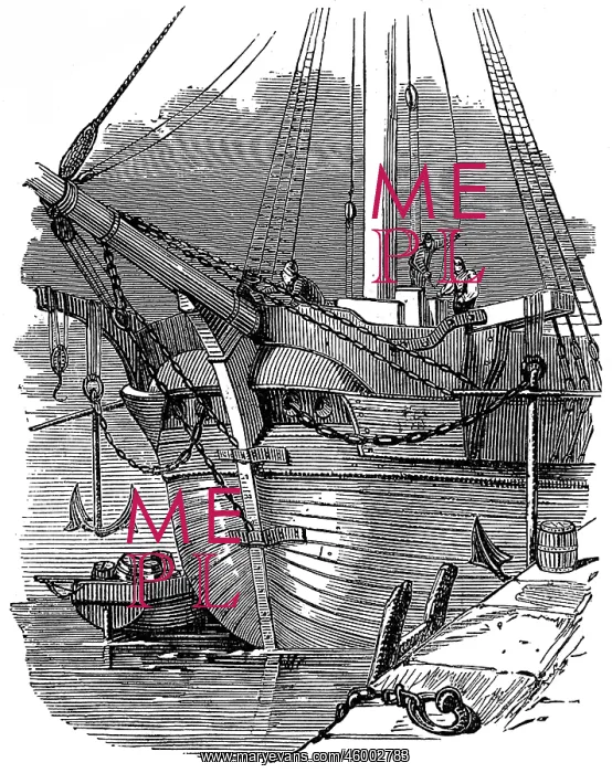 : The Bow of the Enterprise, 1848 : The Bow of the Enterprise, 1848