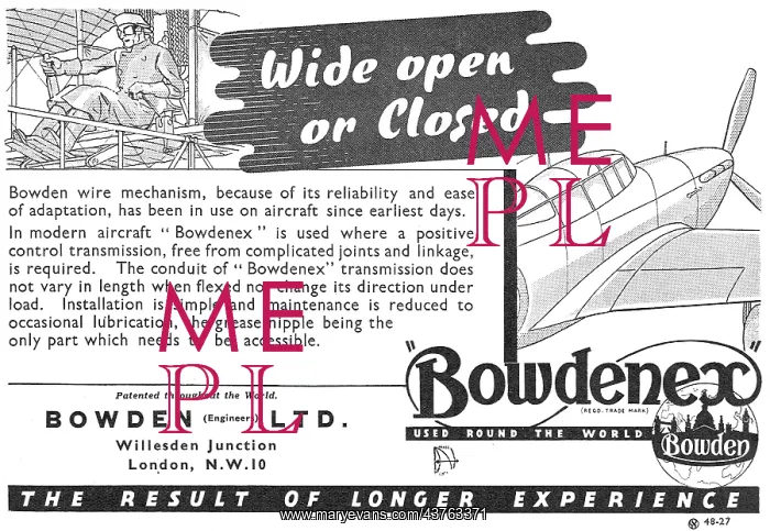 : Bowden - Bowdenex Wire Control Mechanisms : Bowden - Bowdenex Wire Control Mechanisms
