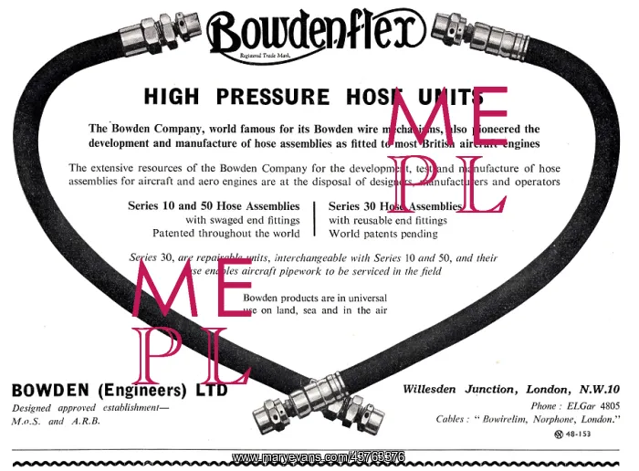 : Bowden Controls, Cables & Hoses : Bowden Controls, Cables & Hoses