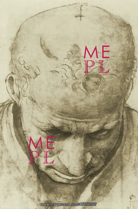  : Bowed Head of Old Man