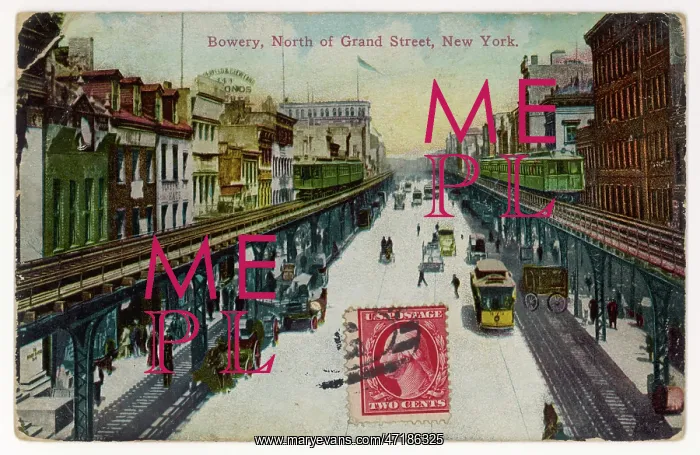: Bowery & Elevated, New York : Bowery & Elevated, New York