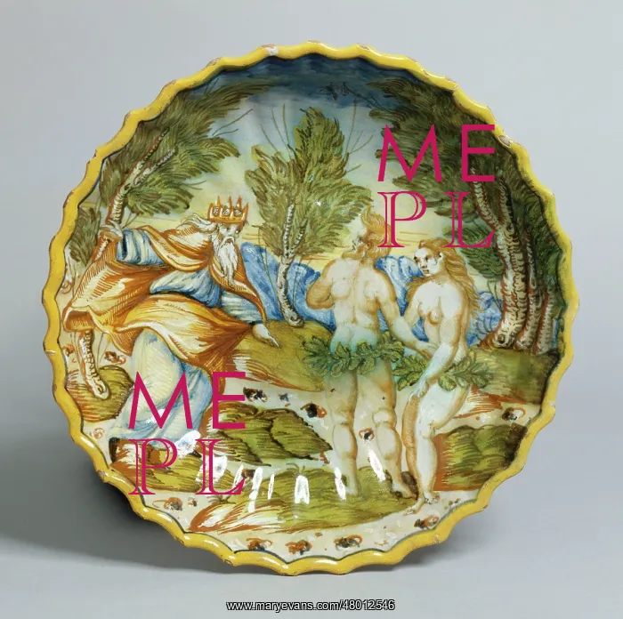 : Bowl: Adam and Eve : Bowl: Adam and Eve