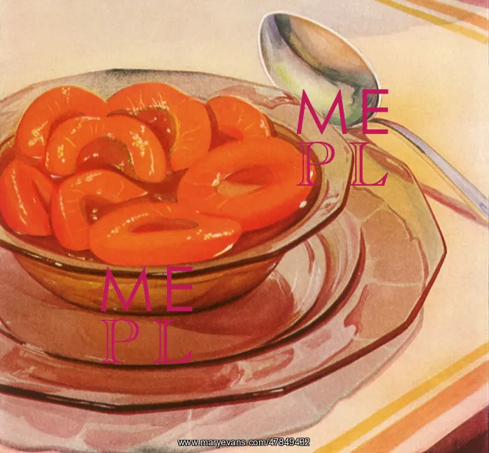  : Bowl of Apricot Halves