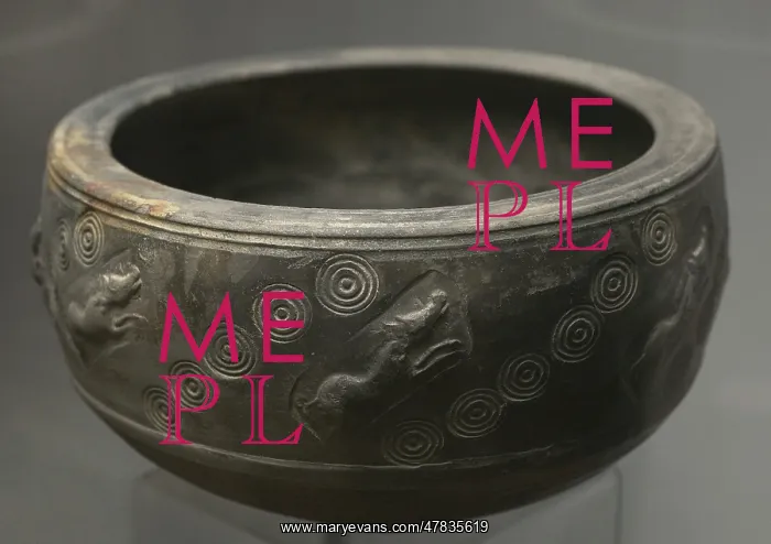  : Bowl with decoration. Clay. 2nd-3rd centuries
