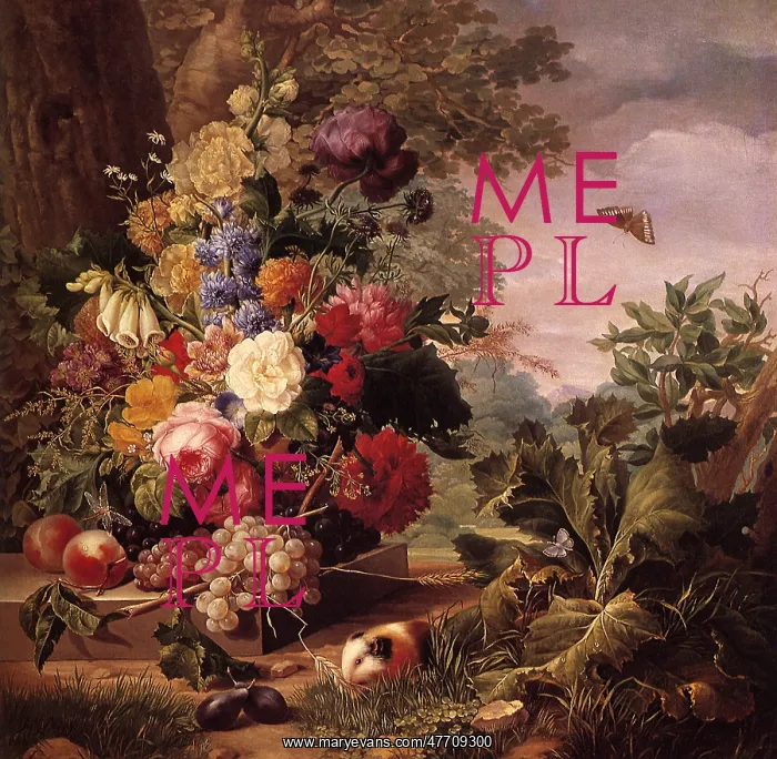 : Bowl of Flowers in a Landscape : Bowl of Flowers in a Landscape