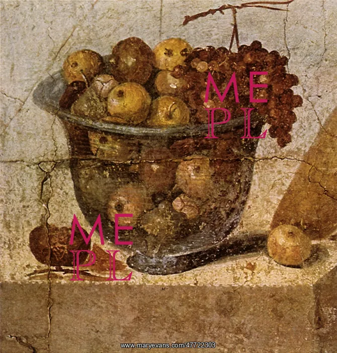 : Bowl of Fruit and Amphora : Bowl of Fruit and Amphora