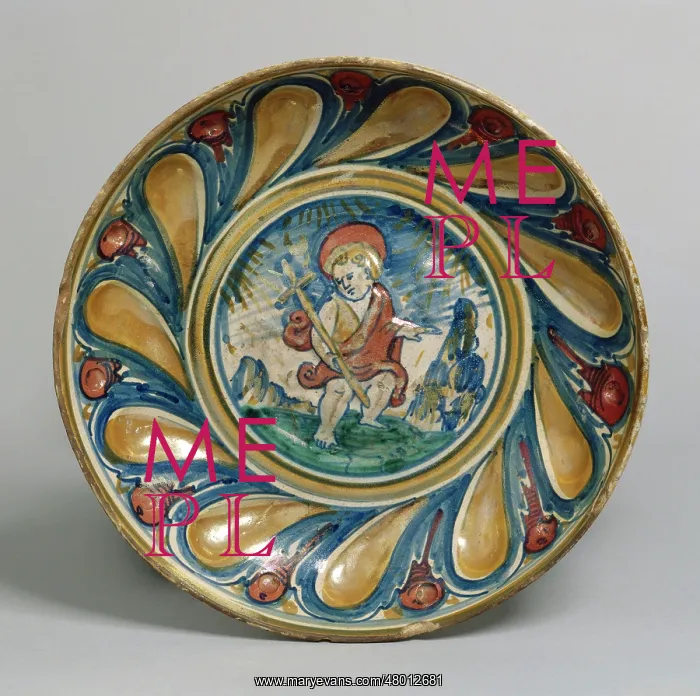 : Bowl, John the Baptist : Bowl, John the Baptist