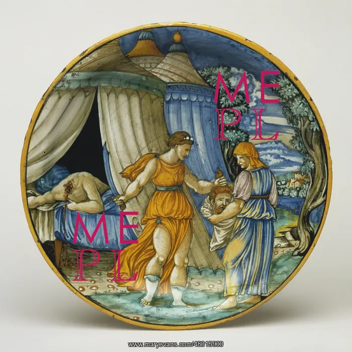 : Bowl: Judith and Holofernes : Bowl: Judith and Holofernes