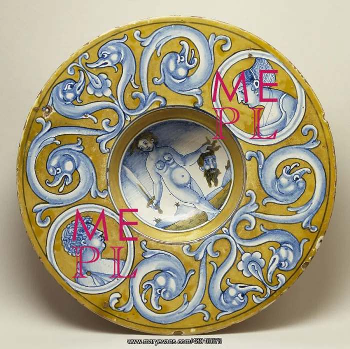 : Bowl: Judith and Holofernes : Bowl: Judith and Holofernes