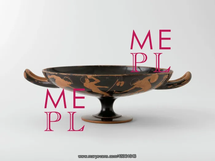 : Bowl with red figures (kylix) : Bowl with red figures (kylix)