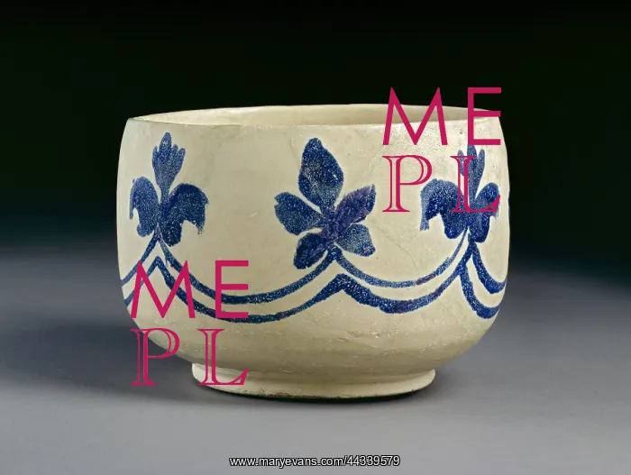 : Bowl with vegetal decoration : Bowl with vegetal decoration