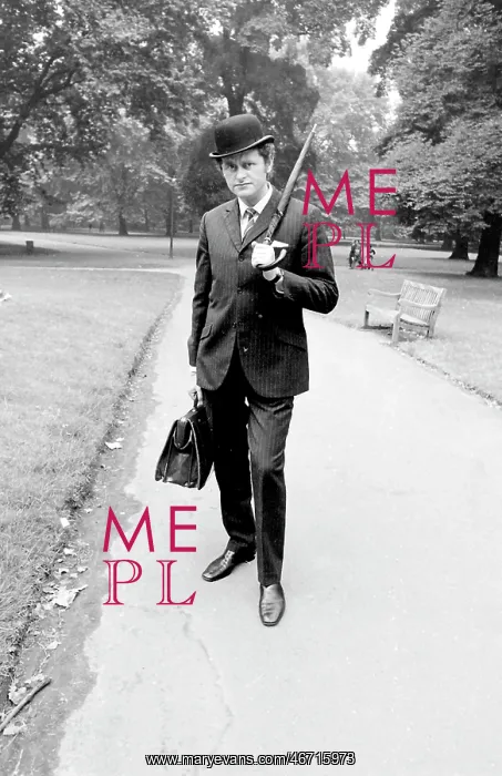  : Bowler-hatted City gent in a park