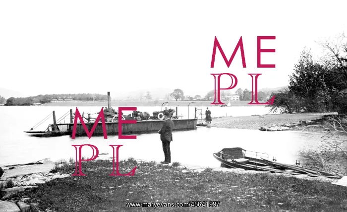  : Bowness-on-Windermere, the Ferry Boat 1887