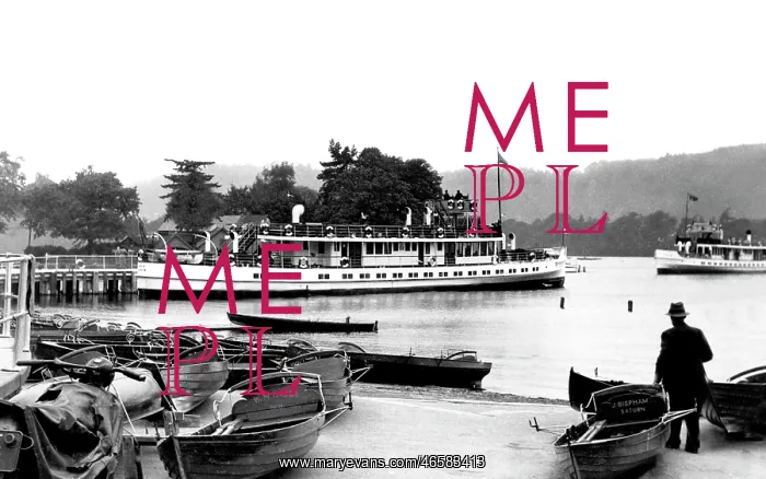  : Bowness-on-Windermere, the Pier c1955
