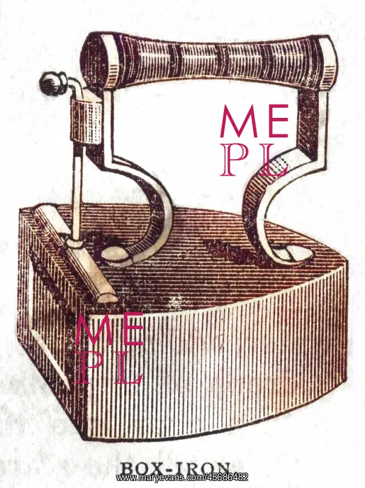: Box iron, 1888 : Box iron, 1888