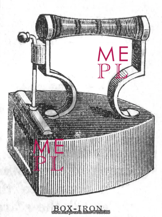 : Box iron, 1888 : Box iron, 1888